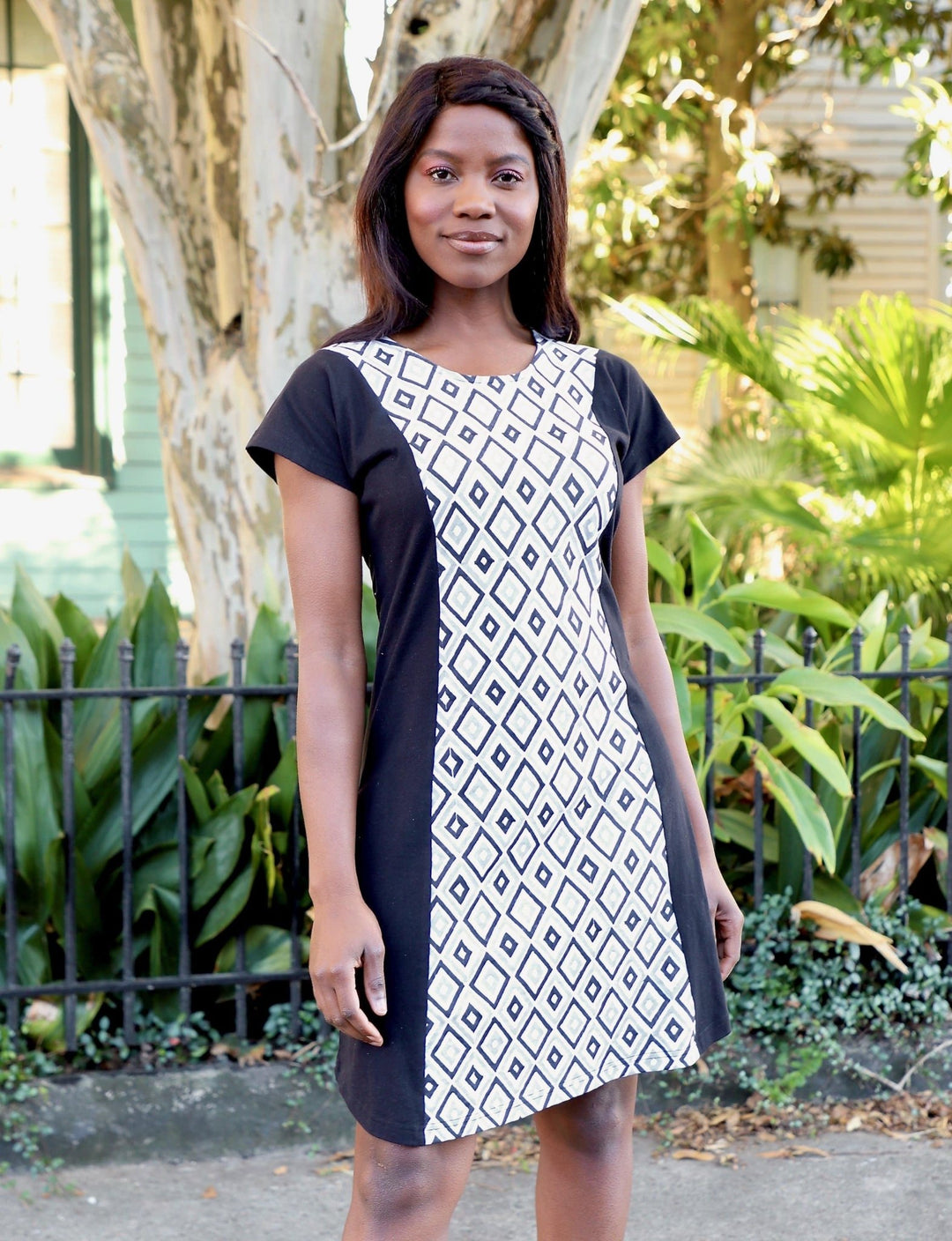 Diana Organic Dress - Passion Lilie