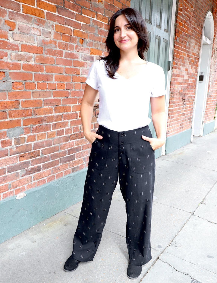 Dusky Black Pants - Passion Lilie