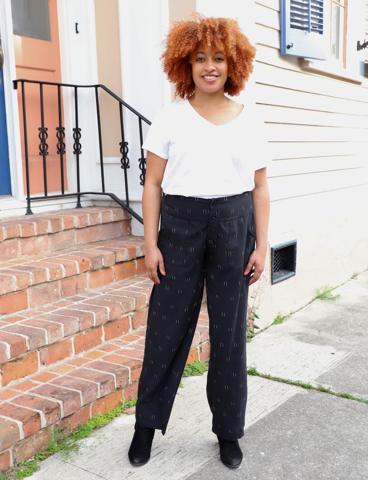 Dusky Black Pants - Passion Lilie