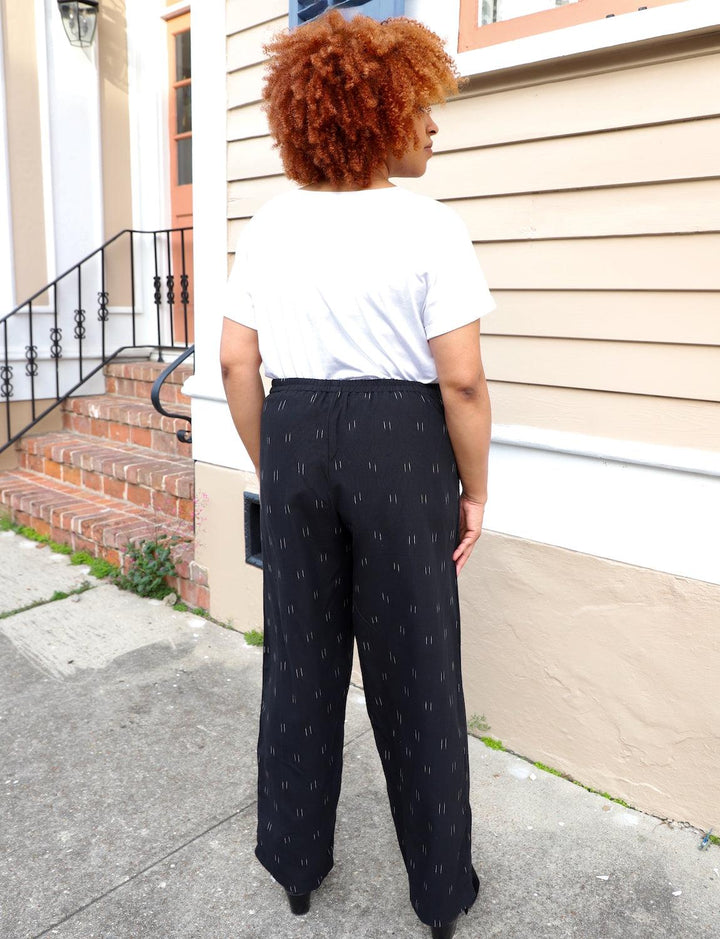 Dusky Black Pants - Passion Lilie
