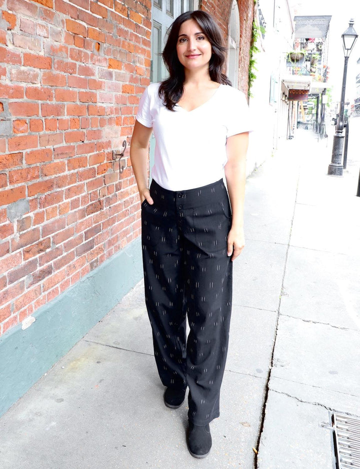Dusky Black Pants - Passion Lilie