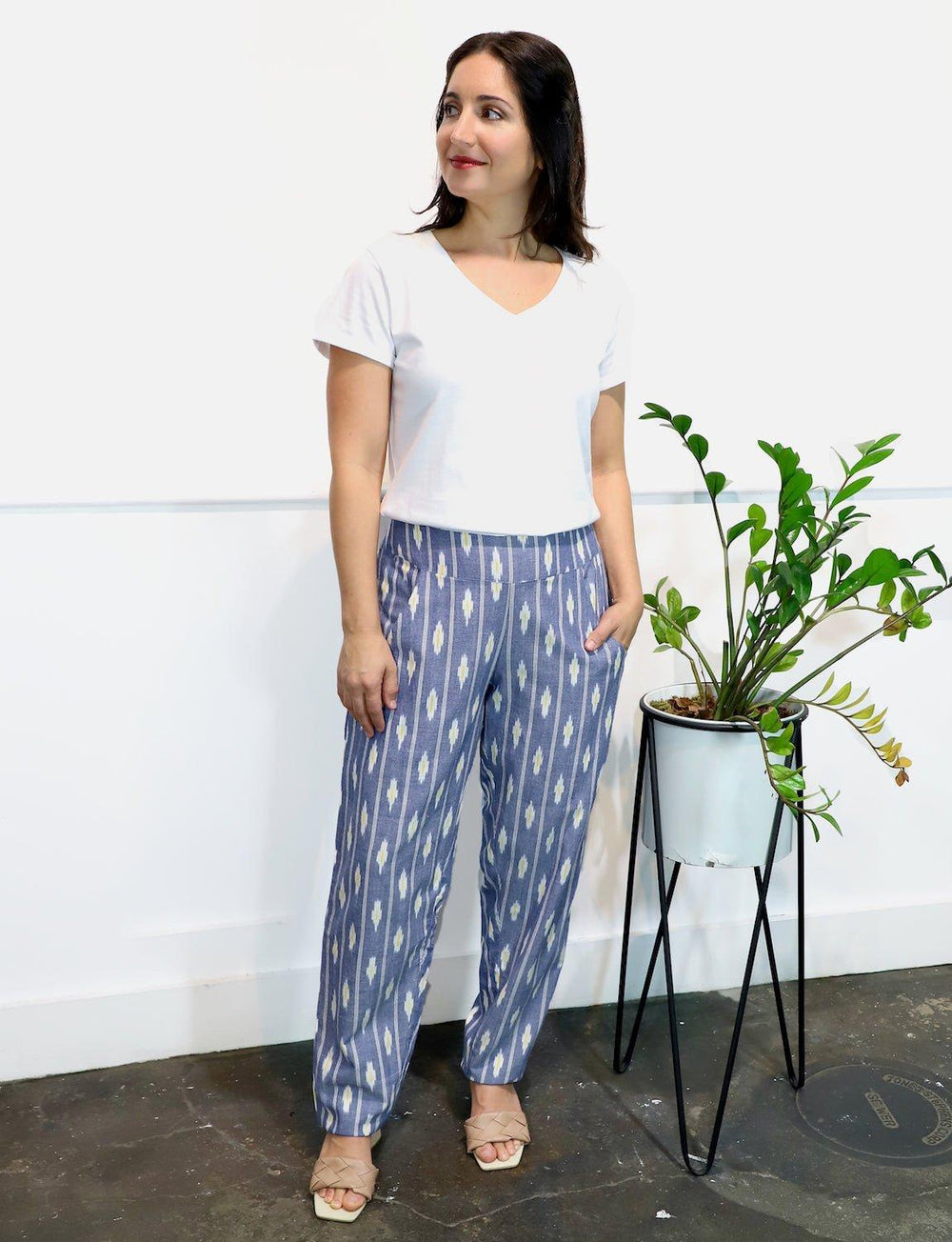 Elysian Ikat Pants - Passion Lilie