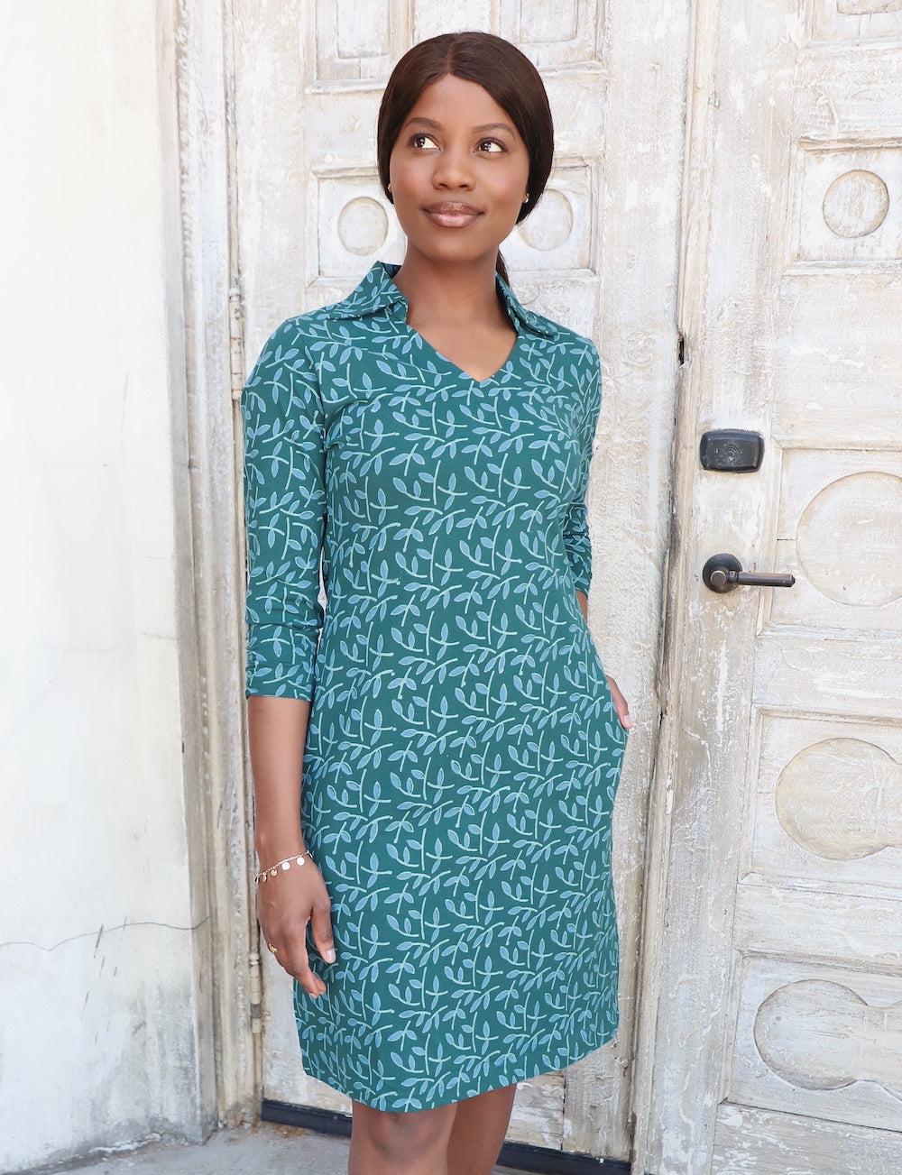 Jaida Organic Dress - Passion Lilie