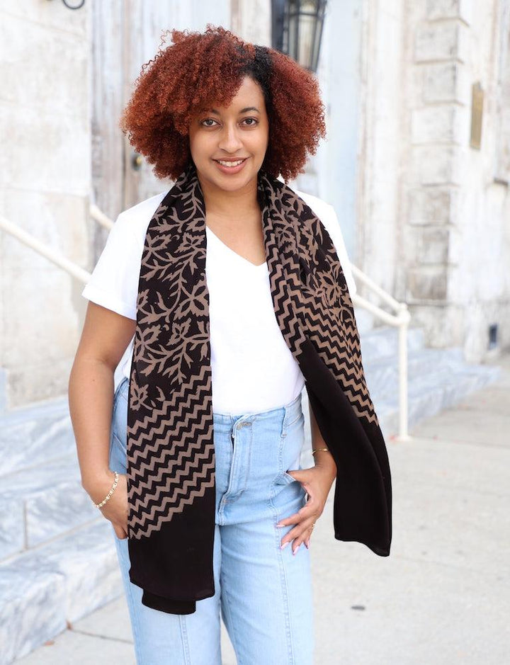 Lysandra Modal Scarf - Passion Lilie