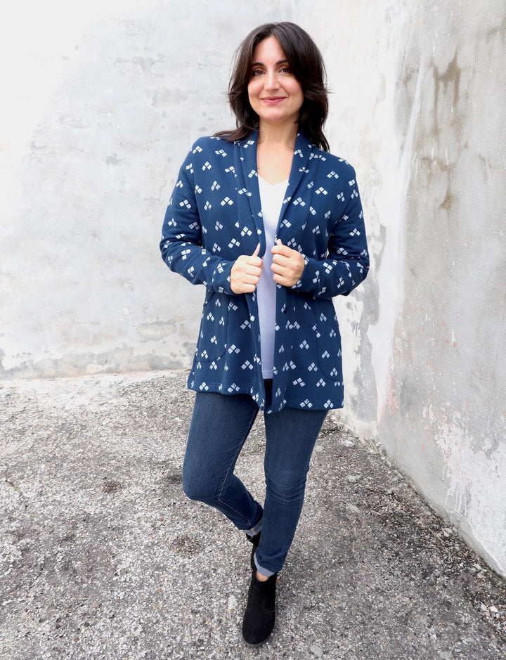 Mabel Organic Fleece Coat - Passion Lilie