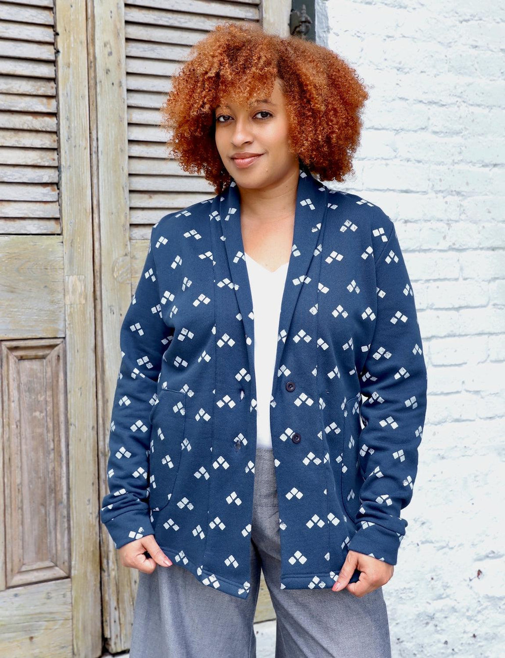 Mabel Organic Fleece Coat - Passion Lilie
