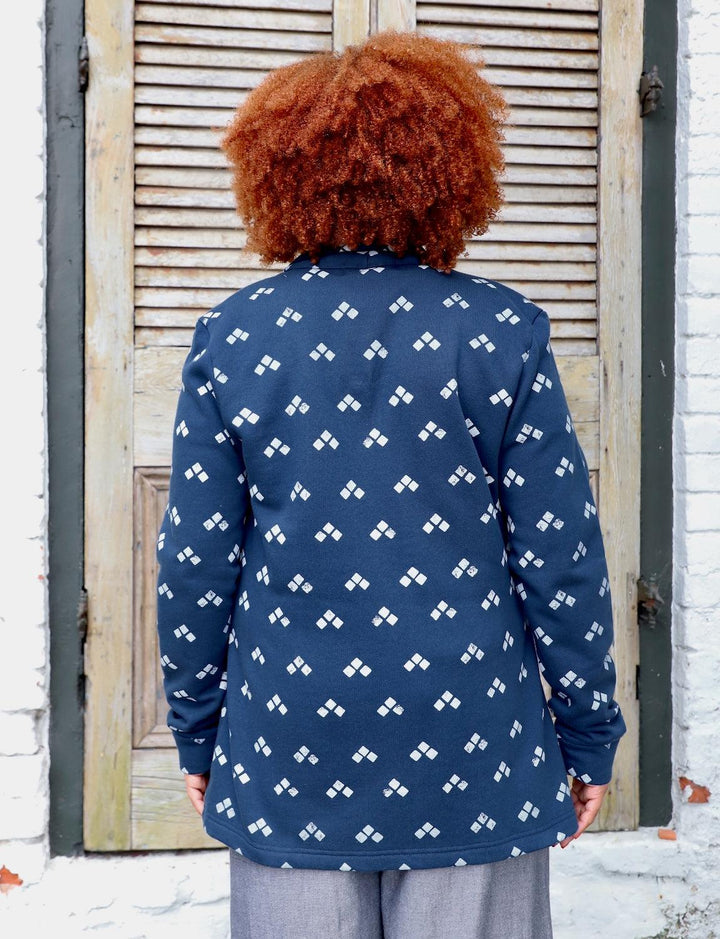 Mabel Organic Fleece Coat - Passion Lilie