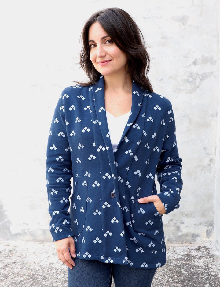 Mabel Organic Fleece Coat - Passion Lilie