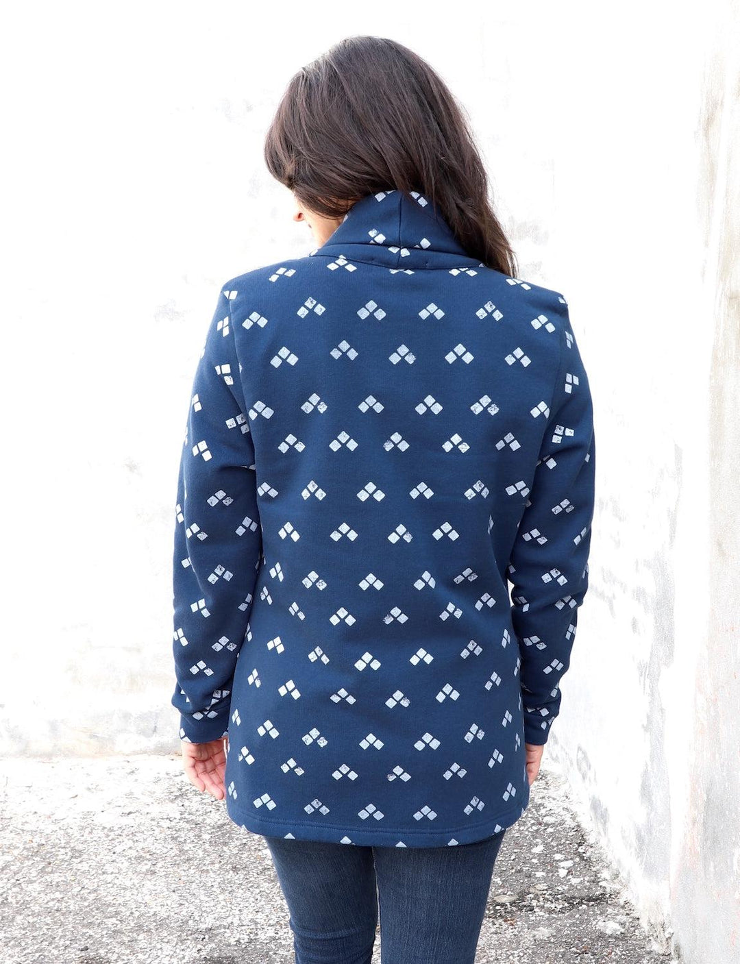 Mabel Organic Fleece Coat - Passion Lilie