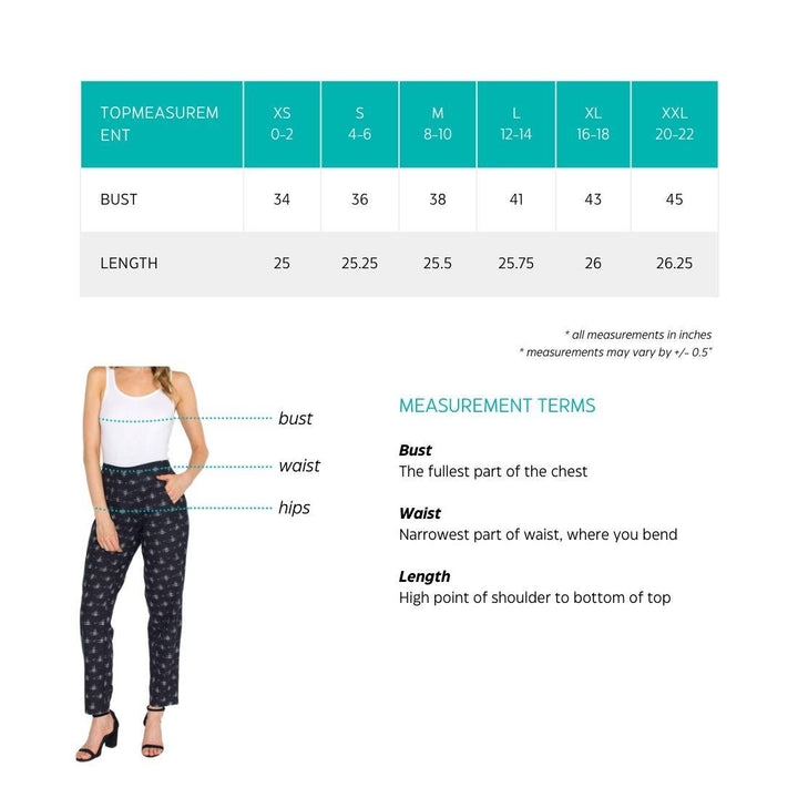 Mambo Organic Modal Top - Passion Lilie