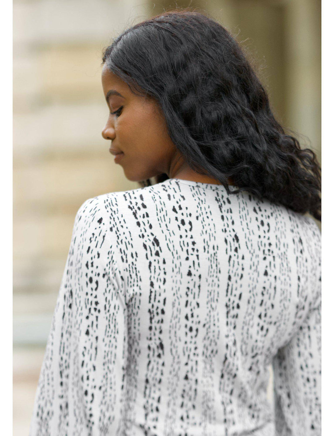 Marble Organic Dress - Passion Lilie