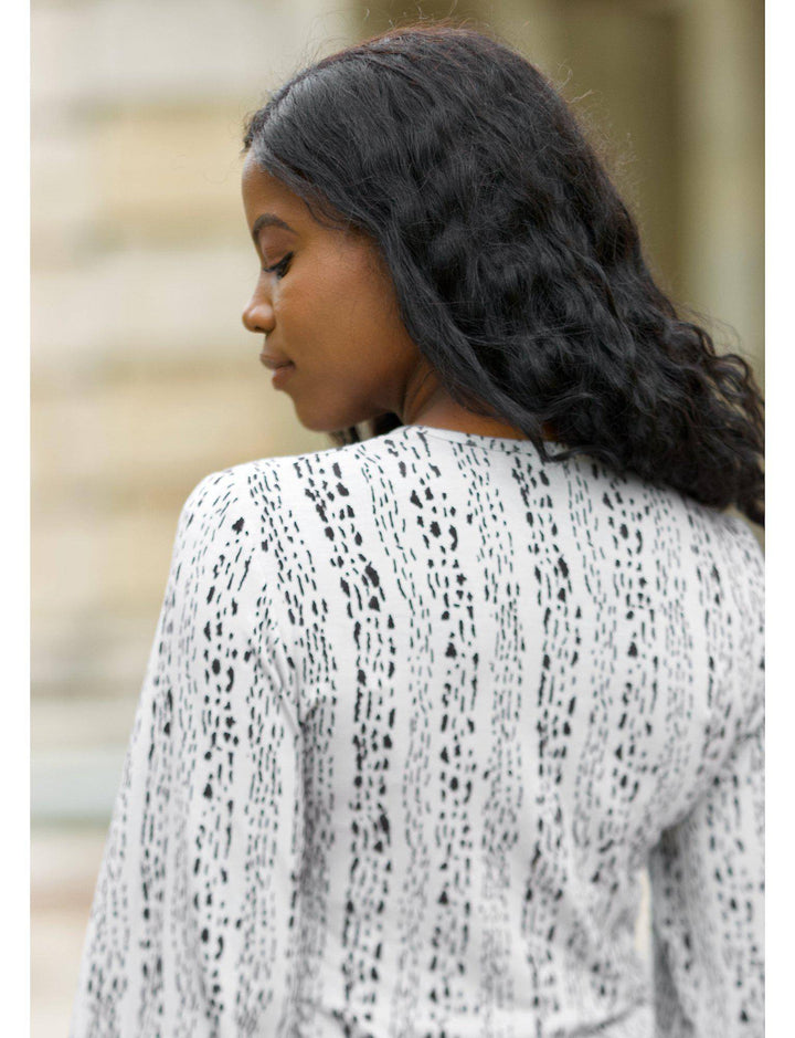 Marble Organic Dress - Passion Lilie
