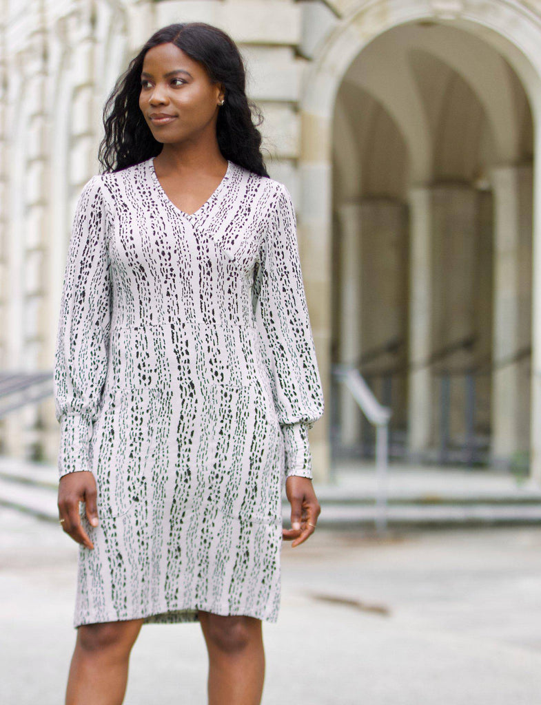 Marble Organic Printed Dress | Fair Trade | Passion Lilie L Marble Organic Printed Dress | Fair Trade | Passion Lilie L