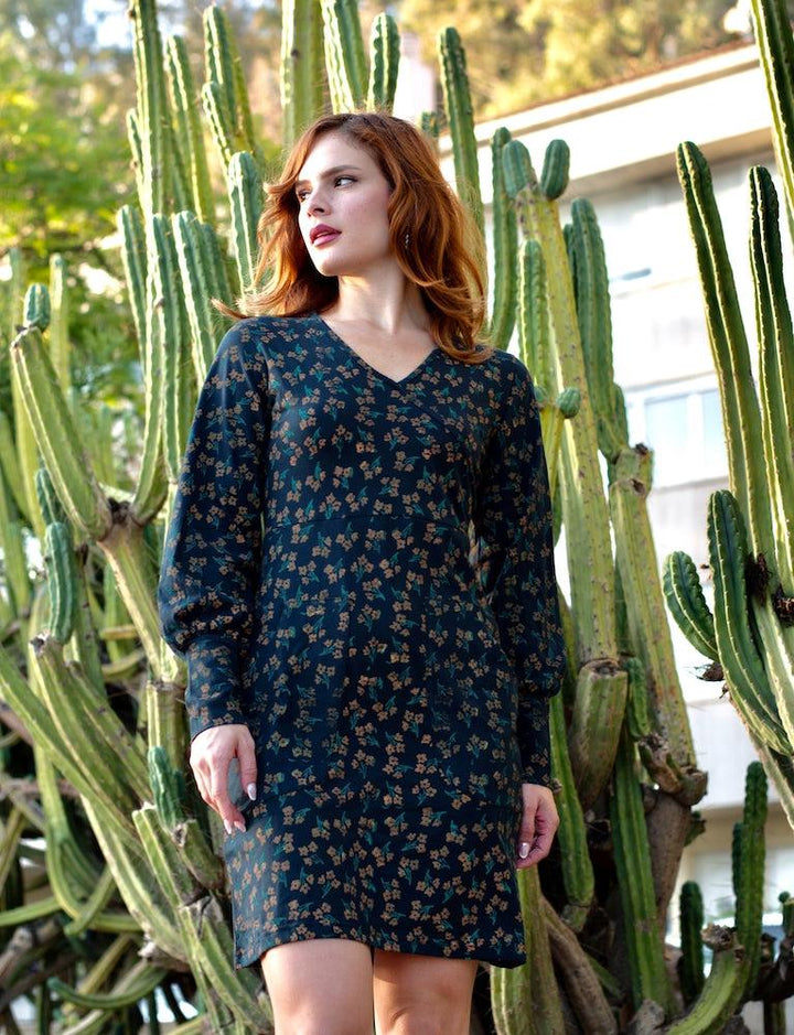 Marlene Organic Dress - Passion Lilie