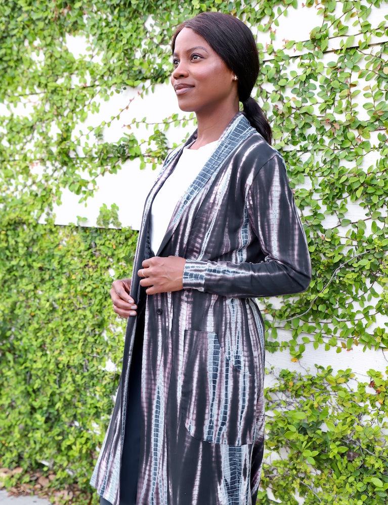 Marley Organic Cardigan - Passion Lilie