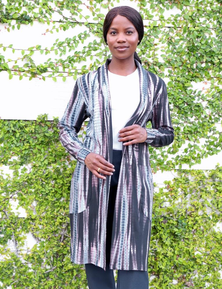 Marley Organic Cardigan - Passion Lilie