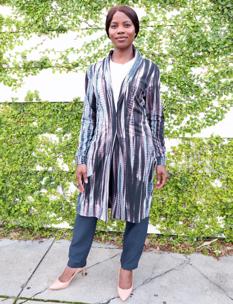 Marley Organic Cardigan - Passion Lilie
