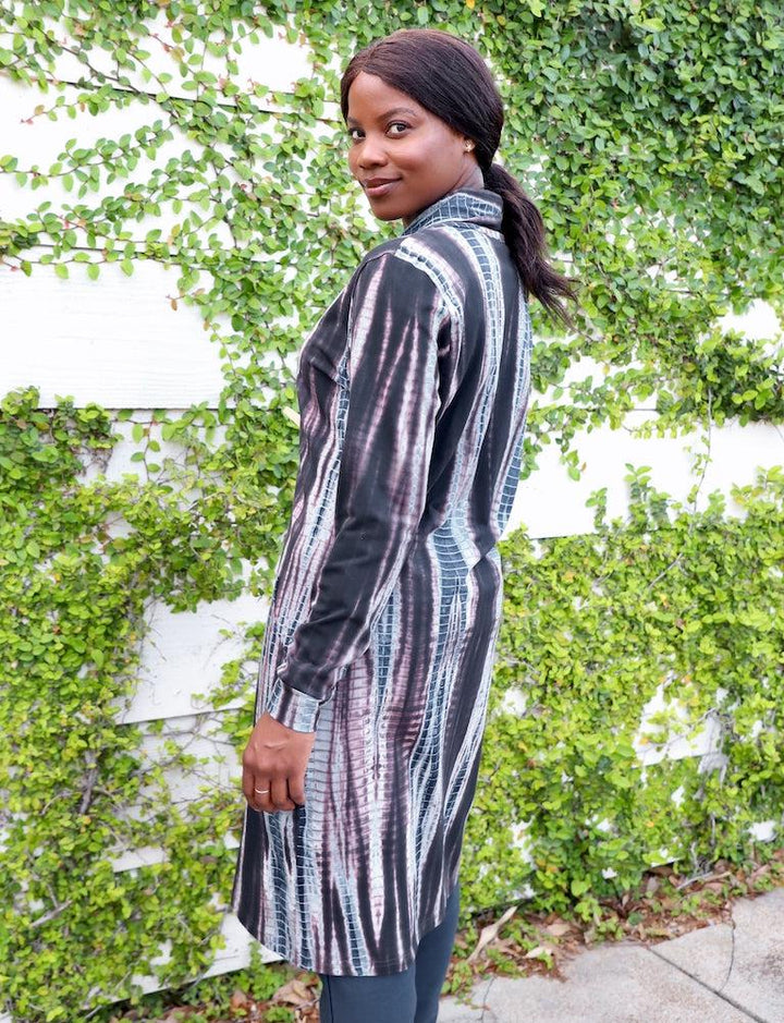 Marley Organic Cardigan - Passion Lilie