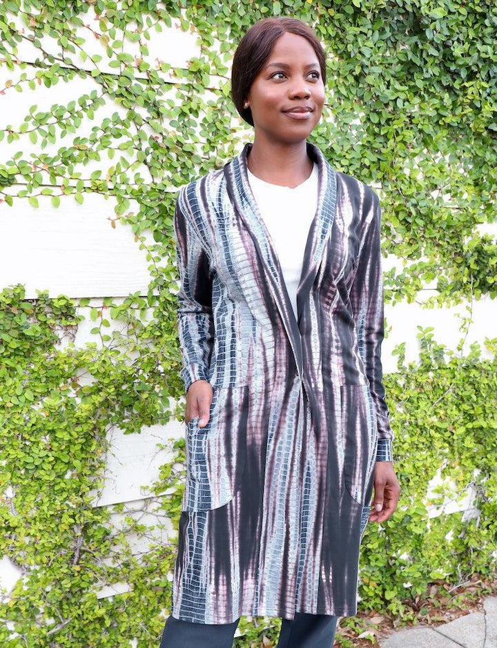 Marley Organic Cardigan - Passion Lilie