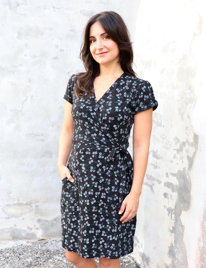 Midnight Floral Print Dress | Fair Trade