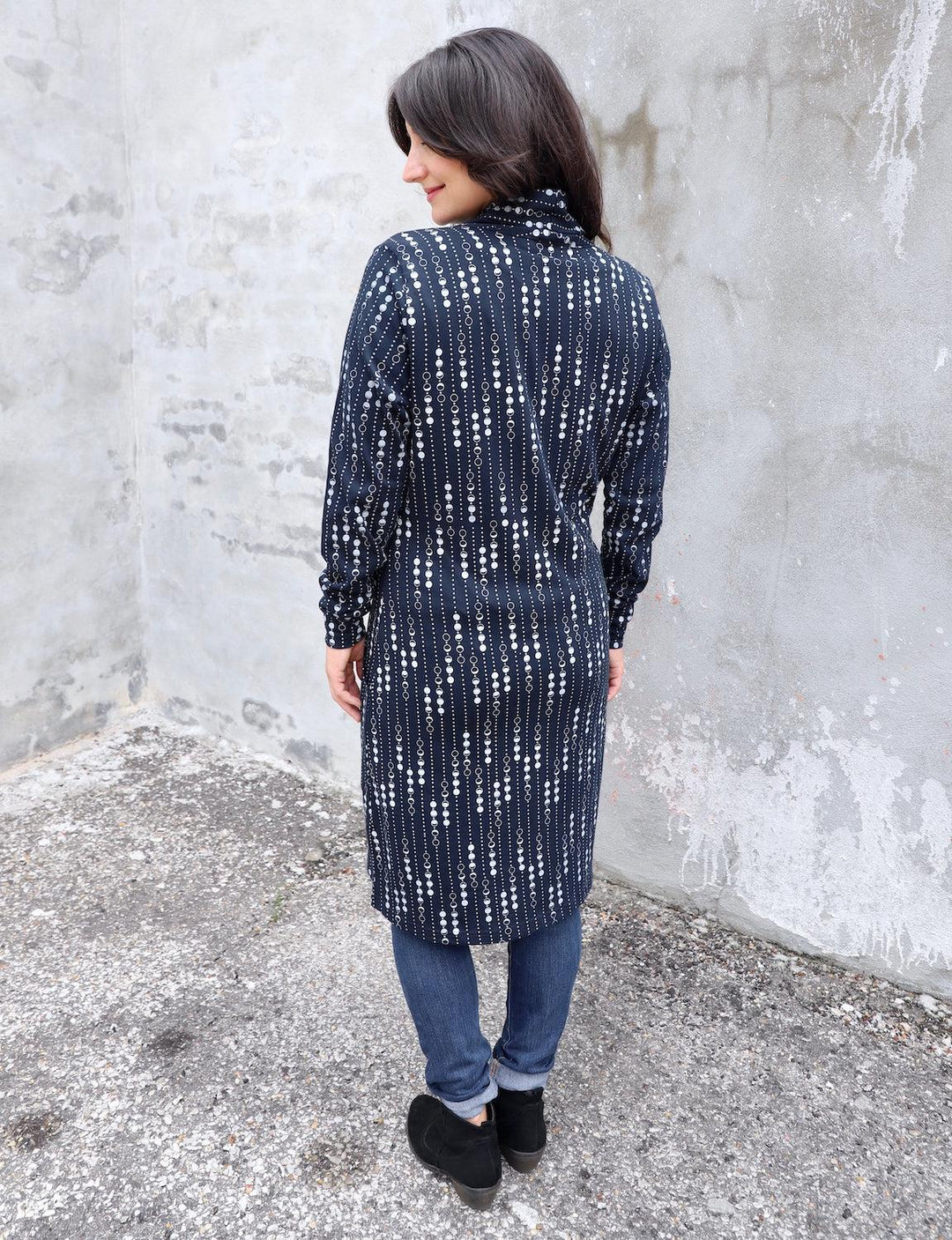 Moon Organic Cardigan - Passion Lilie