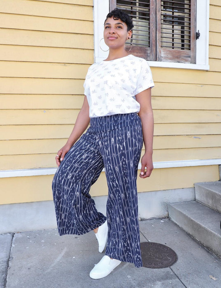 Nautical Navy Pants - Passion Lilie
