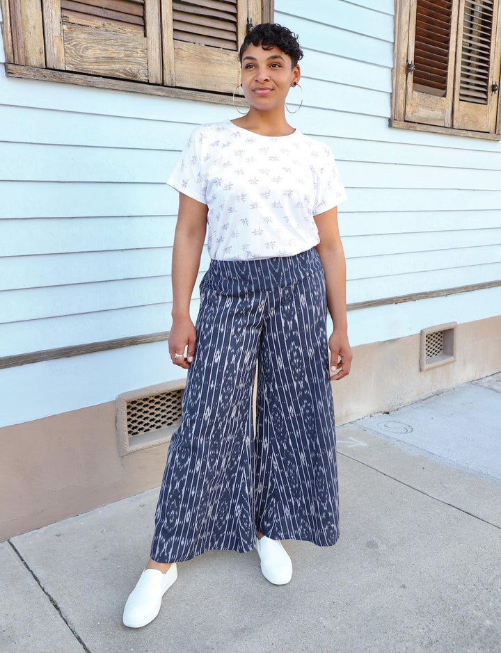 Nautical Navy Pants - Passion Lilie