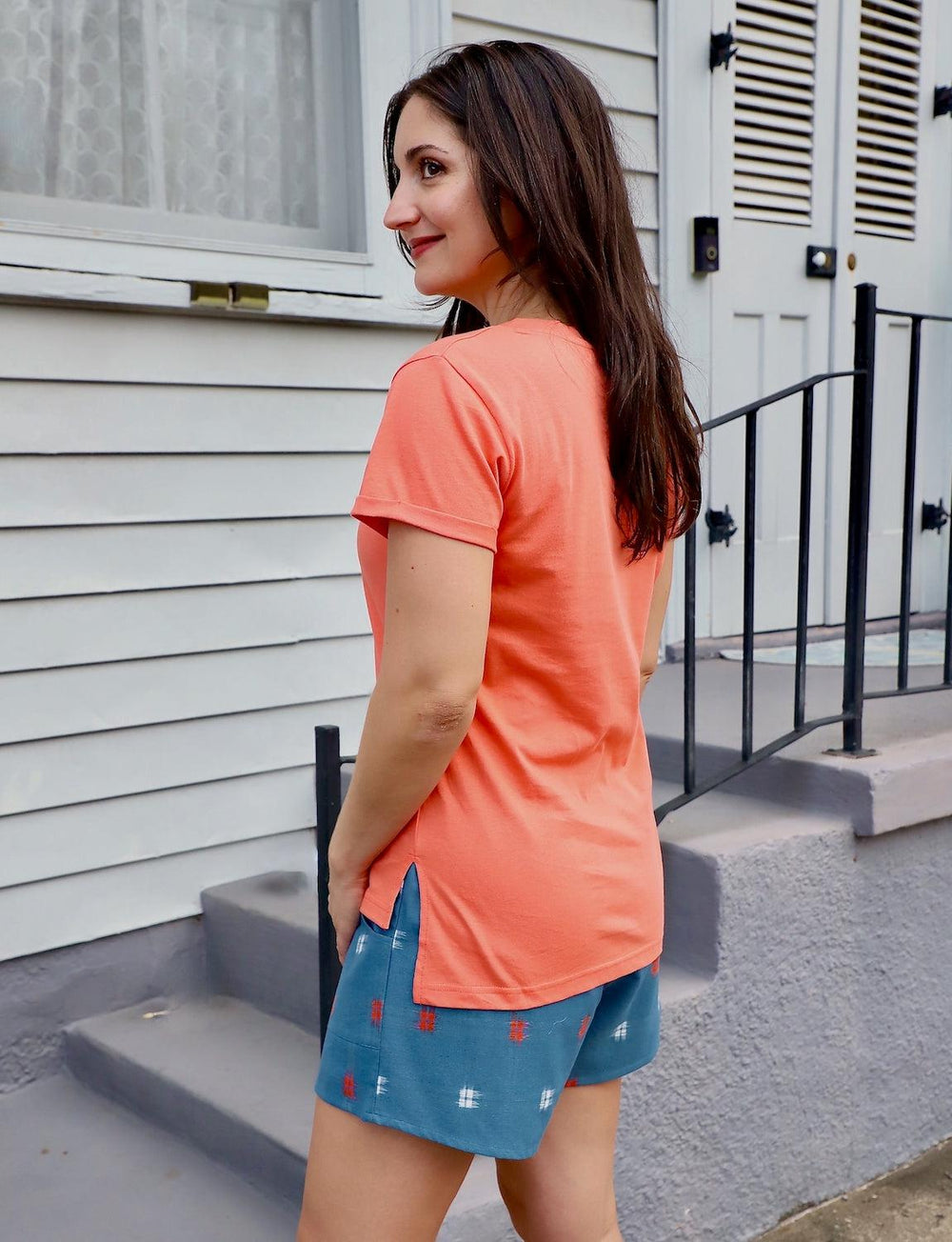 Persimmon Organic Cotton T-Shirt - Passion Lilie