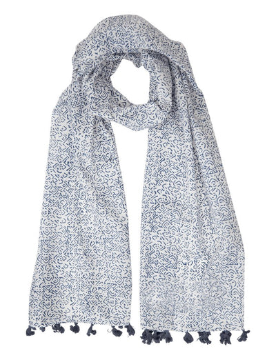 Pollock Blue Scarf - Passion Lilie