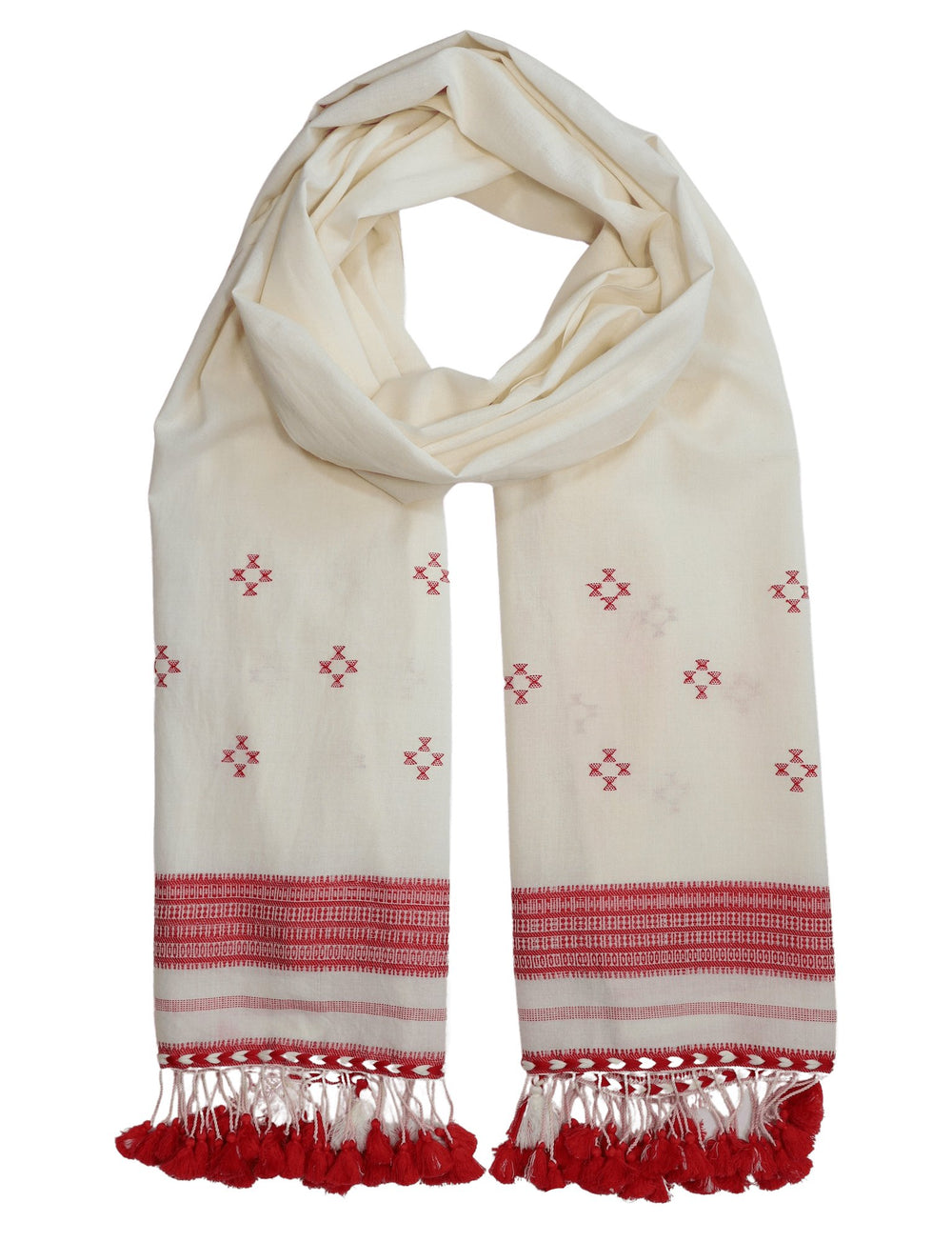 Red Kutch Scarf - Passion Lilie