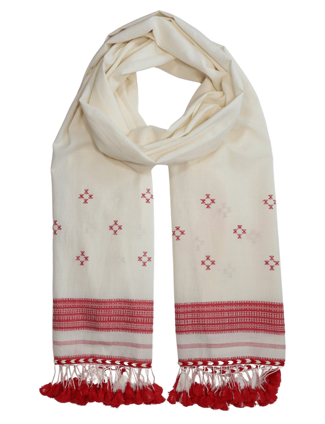 Red Kutch Scarf - Passion Lilie