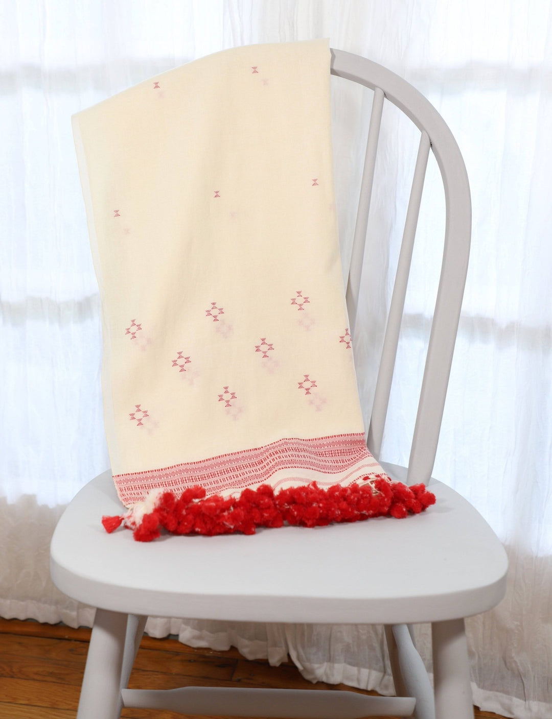 Red Kutch Scarf - Passion Lilie