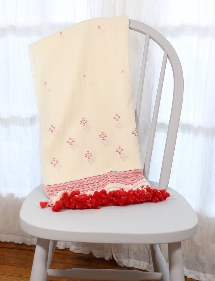 Red Kutch Scarf - Passion Lilie