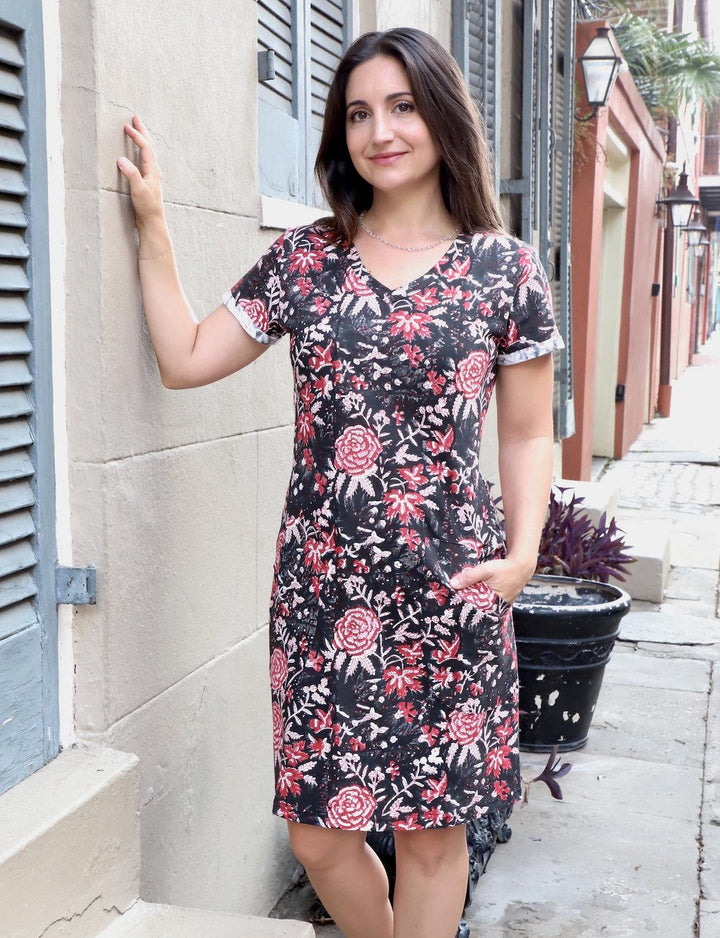 Rosa Organic Dress - Passion Lilie