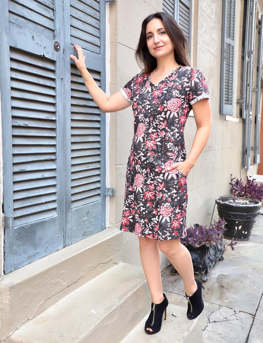 Rosa Organic Dress - Passion Lilie