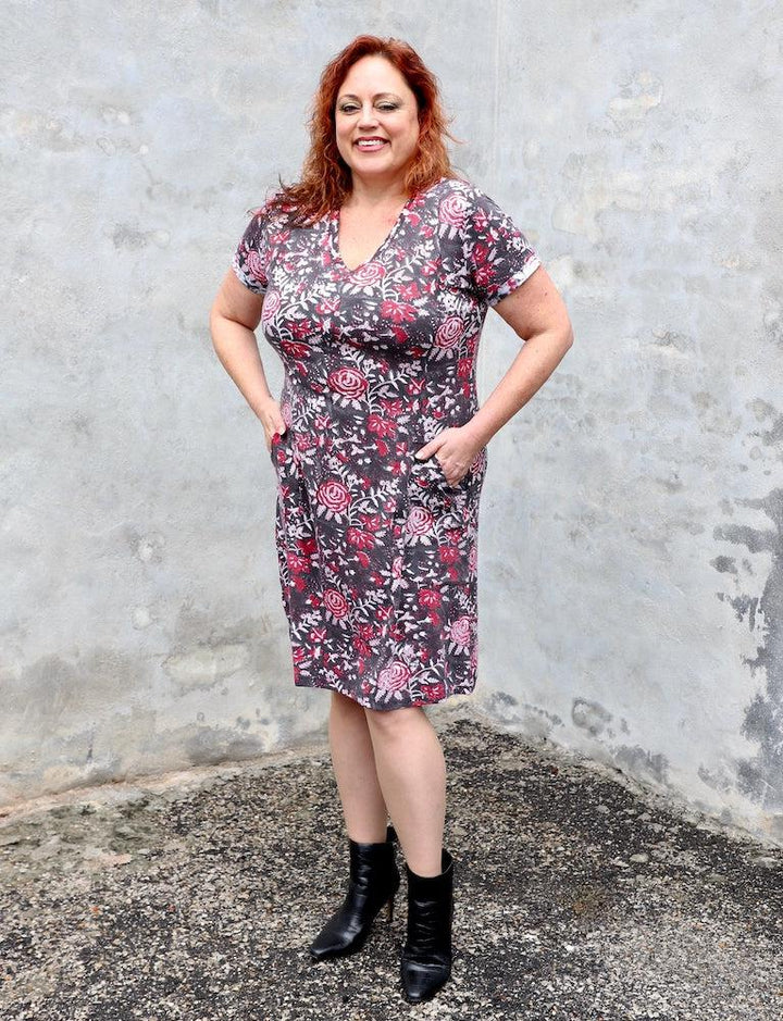 Rosa Organic Dress - Passion Lilie