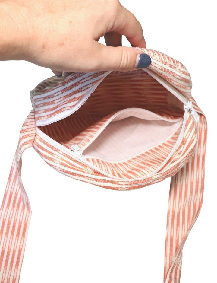 Round Crossbody Bag- Multiple Prints Available - Passion Lilie