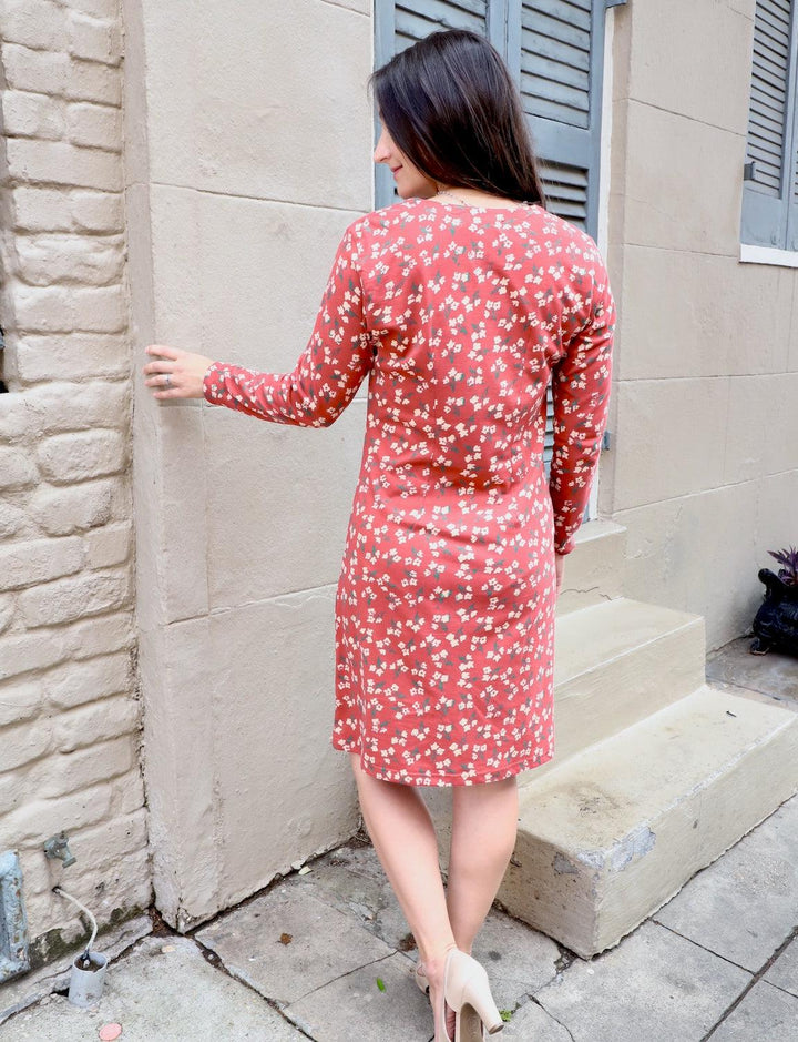 Scarlet Organic Dress - Passion Lilie