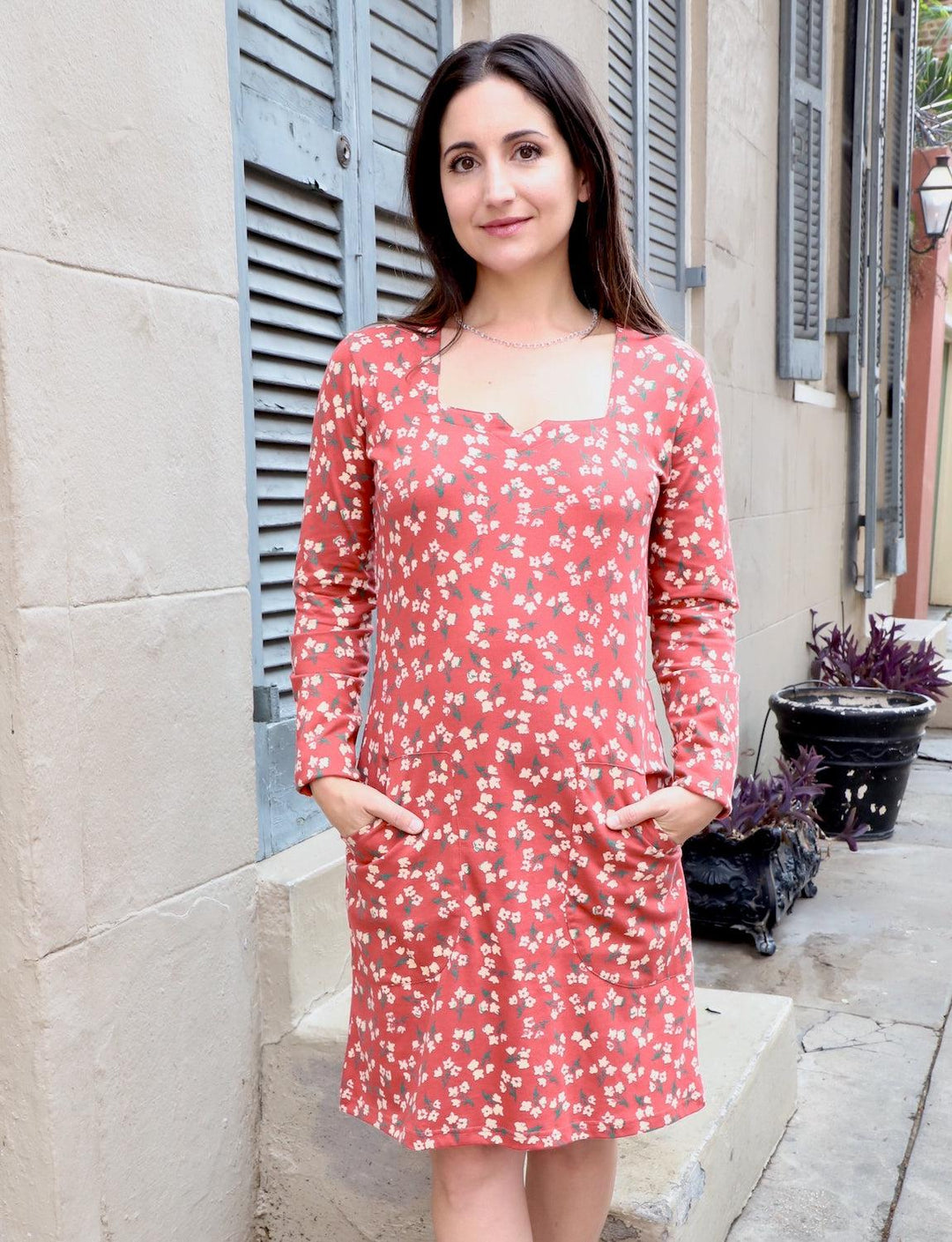 Scarlet Organic Dress - Passion Lilie