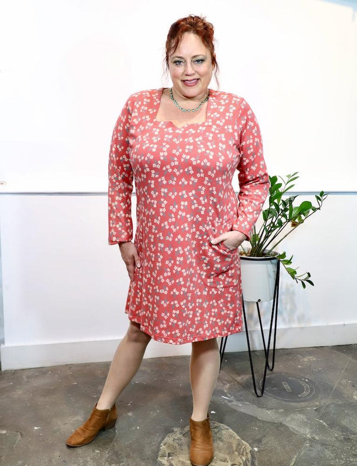 Scarlet Organic Dress - Passion Lilie