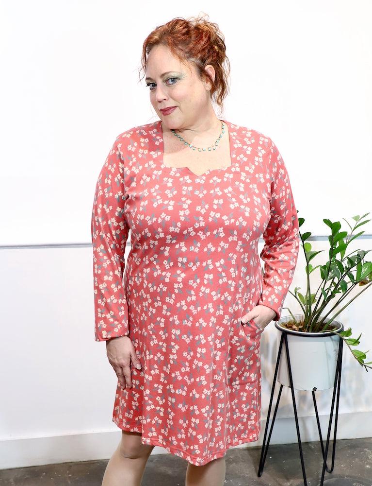 Scarlet Organic Dress - Passion Lilie