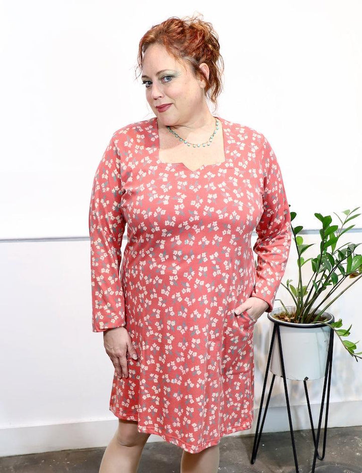Scarlet Organic Dress - Passion Lilie