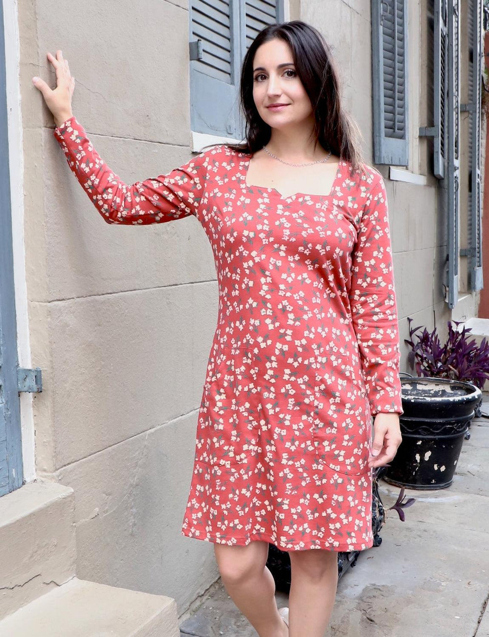 Scarlet Organic Dress - Passion Lilie