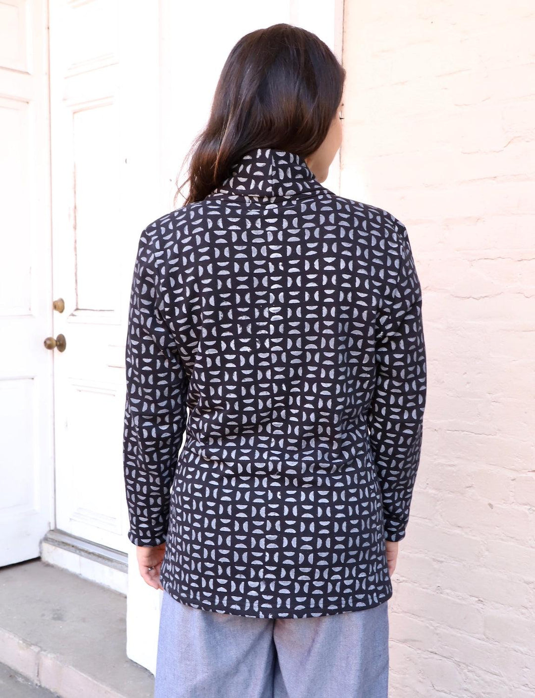 Selene Organic Fleece Blazer - Passion Lilie
