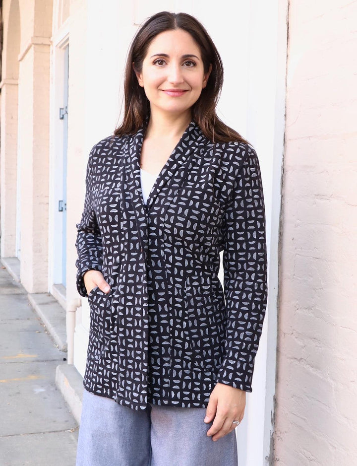 Selene Organic Fleece Blazer - Passion Lilie