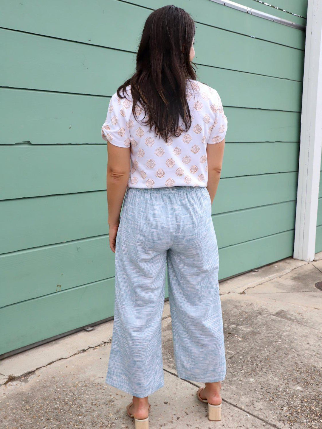 Serene Blue Organic Cotton Pants - Passion Lilie