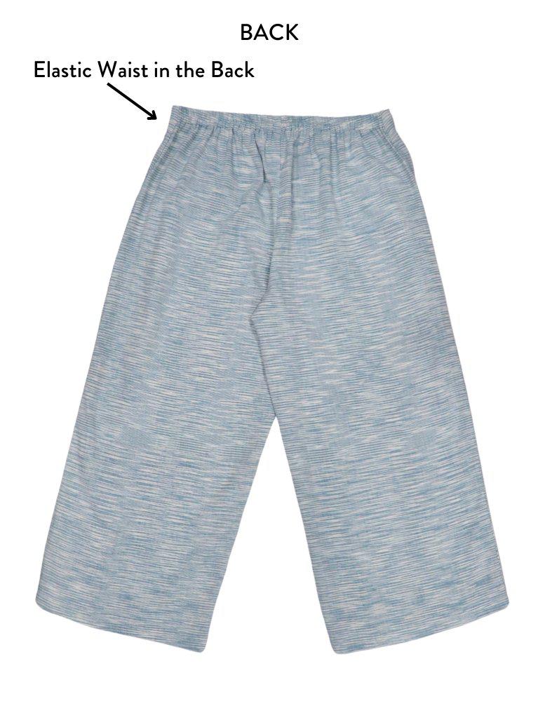 Serene Blue Organic Cotton Pants - Passion Lilie