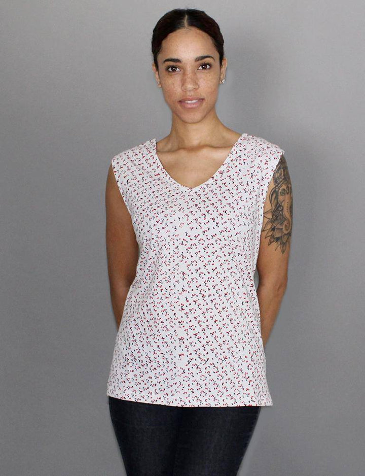Sparkler Organic Top- Final Sale - Passion Lilie