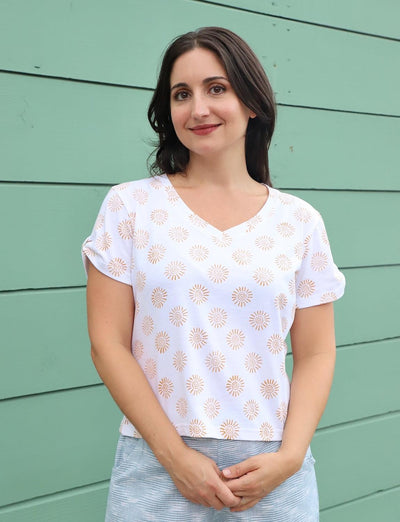 Sunny Organic Top - Passion Lilie