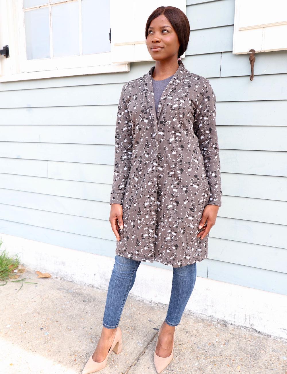 Terrazo Organic Coat - Passion Lilie